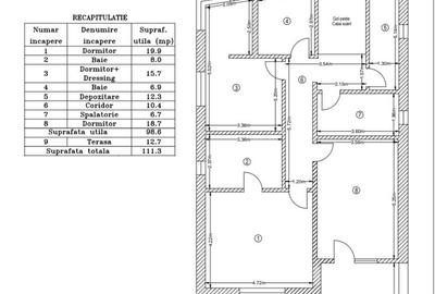 Casă cu 4 camere cu Teren 400 Mp în Corbeanca
