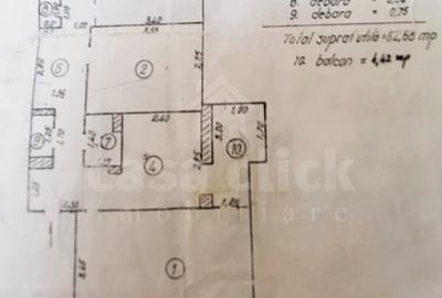 Apartament generos cu 3 camere, 2 băi și balcon închis, etaj 1 – I.C. Frimu - 12