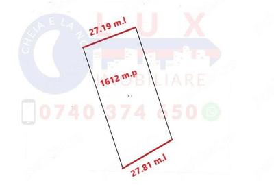 Teren de 1612 mp, în Cataloi - 1
