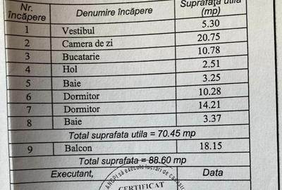 Apartament cu 3 camere decomandat, mobilat în Barbu Văcărescu - 23