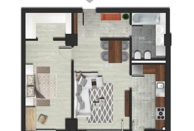 Apartament cu 2 camere în Central - 4