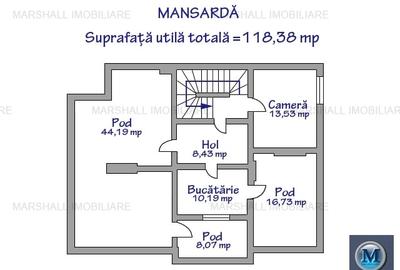 Spatiu  birouri de inchiriat, zona Ultracentral, 231 mp #16415 - 8