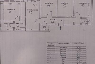 Apartament cu 3 camere decomandat, mobilat în Moșilor - 6