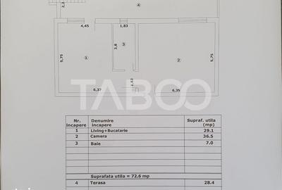 Apartament cu 2 camere decomandat în Central