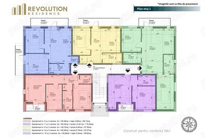 Apartament cu 3 camere decomandat în Central - 1