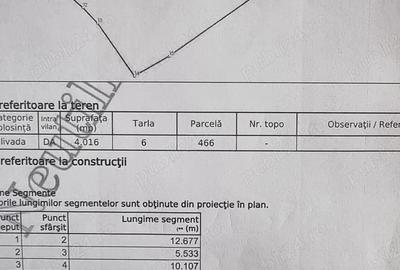 Teren de 4000 mp, în Crângurile - 6
