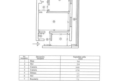 Apartament cu 2 camere semidecomandat, mobilat în City Park Mall - 7