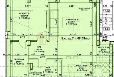 Apartament cu 2 camere în Independenței - 8