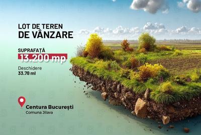 Teren intravilan 13.200 mp cu deschidere 33,72 ml – Jilava, Ilfov | - 1