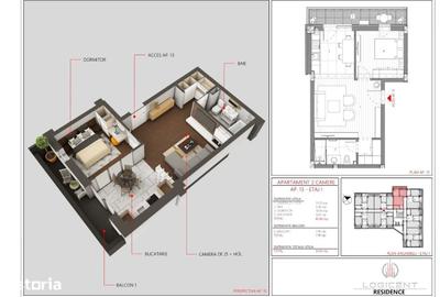 Apartament cu 2 camere decomandat în Central - 12