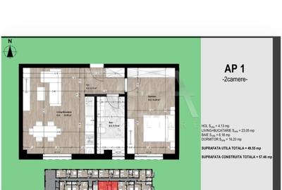Apartament 2 Camere , Open-Space , Zona Otopeni - 7