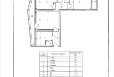 Apartament cu 3 camere semidecomandat în Crângași - 16