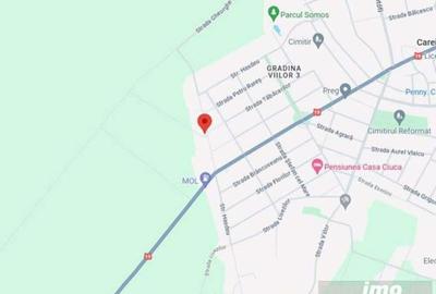 Teren de 2500 mp, în Carei