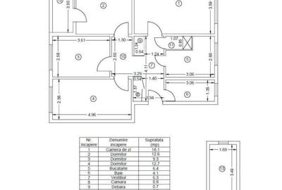 Vanzare Apartament 4 camere cu Centrala, boxa, 2 bai in 1 Decembrie, Scoala 116 - 8