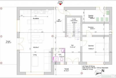 Casă cu 7 camere cu Teren 800 Mp în Central - 3