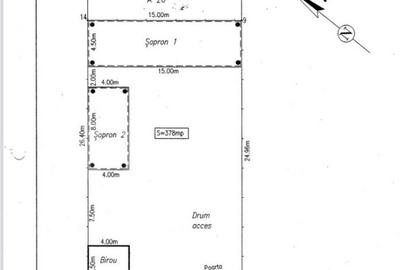 Teren 3516 mp cu construc?ii, zona Cotofenii din Dos - 1
