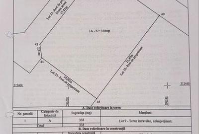Teren de 338 mp, în Berceni