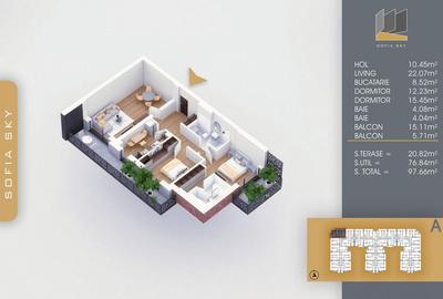 Apartamente 3 camere SUPERB,Victor Brauner,Metrou Nicolae Teclu 8min Apartamente 3 camere SUPERB,Victor Brauner,Metrou Nicolae Teclu 8min - 4