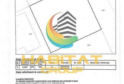 Teren Construcții intravilan de 262 mp, în Vidra - 2