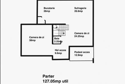 Casă cu 4 camere în Central