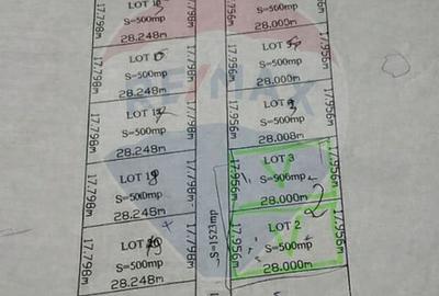 Teren intravilan, 2 loturi x 500 mp – Dârvari, Ciorogârla Comision  0% - 3
