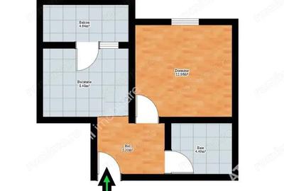 Garsonieră decomandată, mobilată în Turnișor - 7