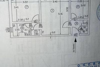 Apartament cu 2 camere decomandat în Central
