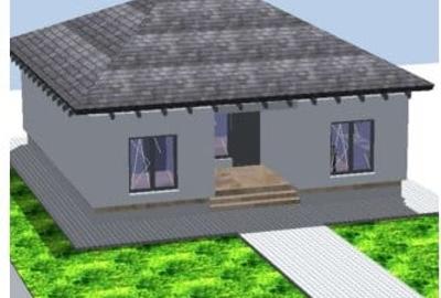 CASA IN CONSTRUCTIE | 400 MP TEREN | 3 DORMITOARE | - 4