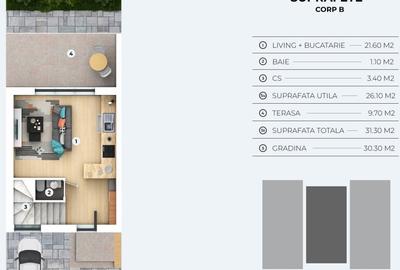 Triplex 4 camere | 0 comision | Otopeni Odai - Drumul Viilor - 9