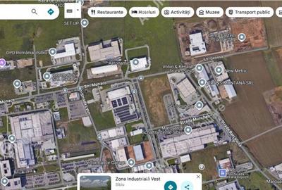 Teren intravilat de 9000 mp cu PUZ situat in zona Industrial