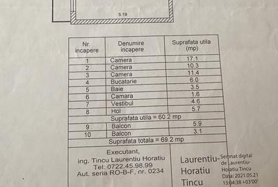 Vânzare apartament 3 camere - 10