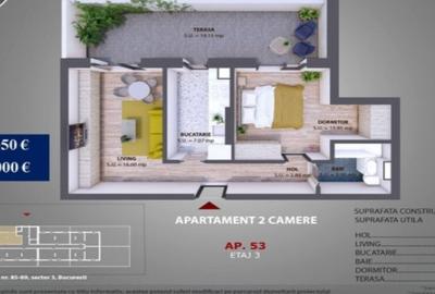 Theodor Pallady-Titan-Metrou Teclu, apartament 2 camere- 54 mp- 63.000 euro - 6