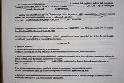 Teren intravilan Valea Adanca cu autorizatie constructie - 7