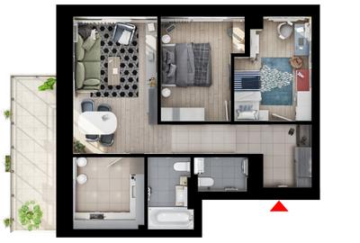 Apartament 3 camere | HILS Republica