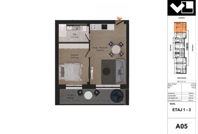 Apartament cu 2 camere decomandat în Central - 13