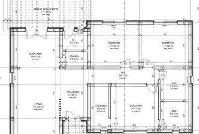 Casa plan parter,119mp utili, 500mp teren,Paulesti - 14