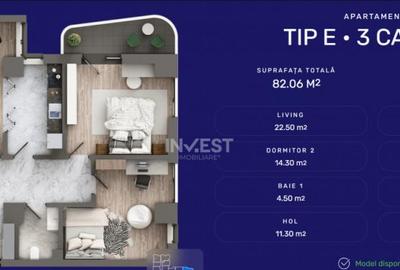 APARTAMENT CU 3 CAMERE DECOMANDAT, 2 BAI , COMPLEX PREMIUM + - 11