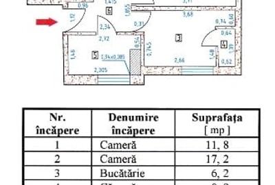 Apartament cu 2 camere decomandat în Unirii - 3