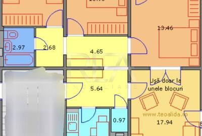 Apartament cu 4 camere decomandat în Drumul Taberei