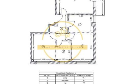 Apartament cu 3 camere decomandat în Miroslava - 8