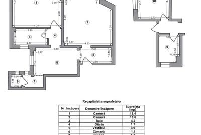 Apartament cu 2 camere decomandat, mobilat în Unirii - 8