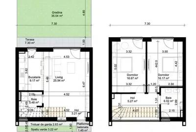 Pipera Plaza LUX Apartament 3 Camere Cu Gradina 40 MP Mutare Imediata - 15