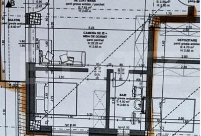 Apartament 2 camere, Finisat, 37 mp, parcare , Beta - 4