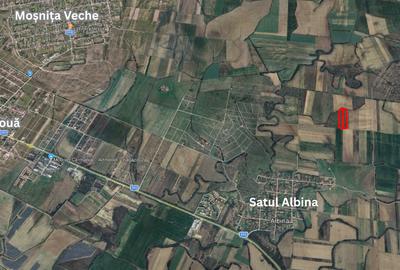 Teren extravilan de vânzare – Comuna Moșnița Nouă, sat Albina, jud. Timiș - 3