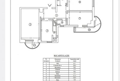 Apartament de vanzare cu 3 camere, 2 bai zona Pacurari- Lukoil, Iasi - 12