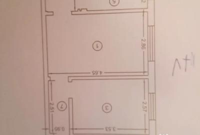 Apartament cu 3 camere semidecomandat, mobilat în Groapa