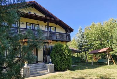 Casă de vacanță sau permanentă, pe deal, cu curte terasată și priveliște superbă - 1