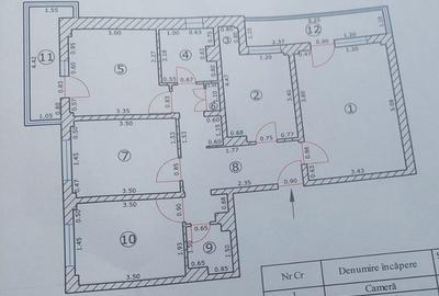 Apartament cu 4 camere decomandat în Răcădău