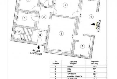 Casă individuală cu 7 camere cu Canalizare în Nord - 13
