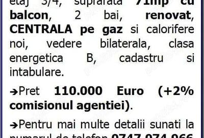 Cet, apartament 4 camere, gaze, etaj 3, vanzari Constanta - 2